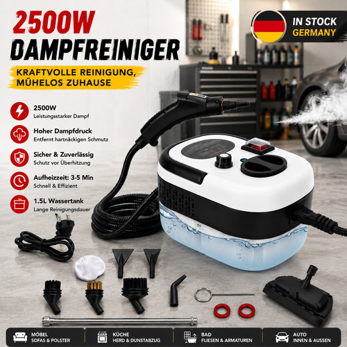 Hochdruck dampfreiniger 2500w - hochdruck,