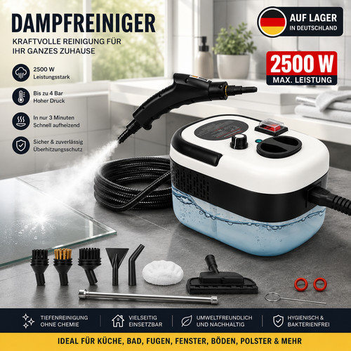 2500w hochdruck dampfreiniger - 2500w,